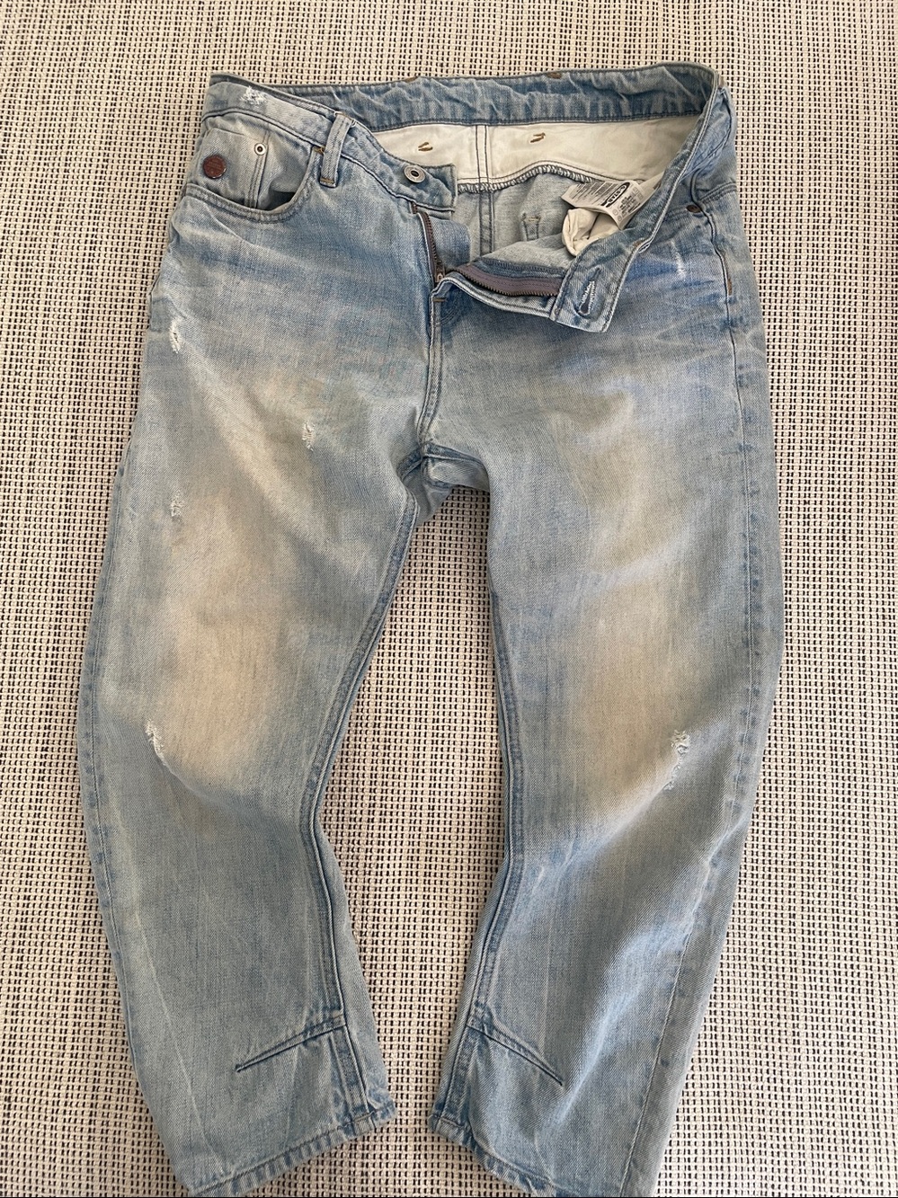 G-Star Type C 3D Tapered Women’s Light Wash Jean Size 28